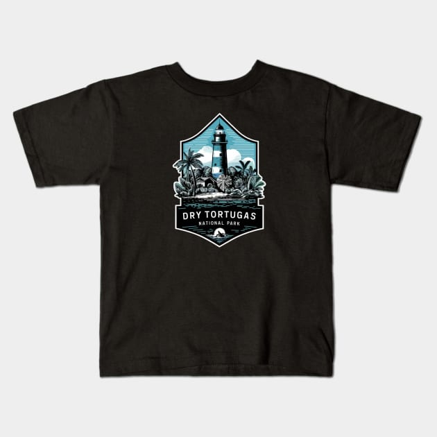 Dry Tortugas National Park, US, Florida Kids T-Shirt by Perspektiva